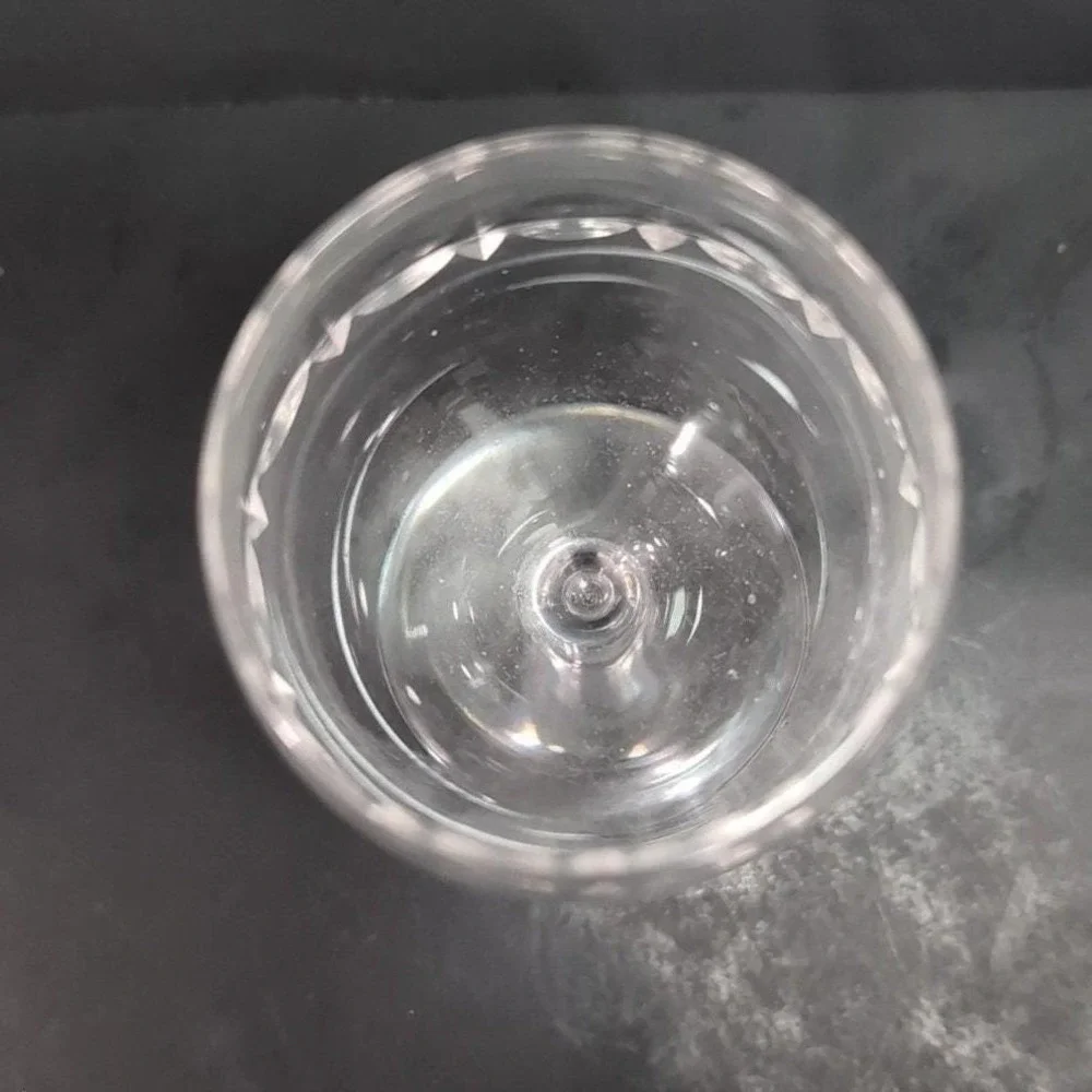 Lenox Candleglow Lead Crystal Wine Goblet, Vintage Clear Cut Stemware, Drinkware